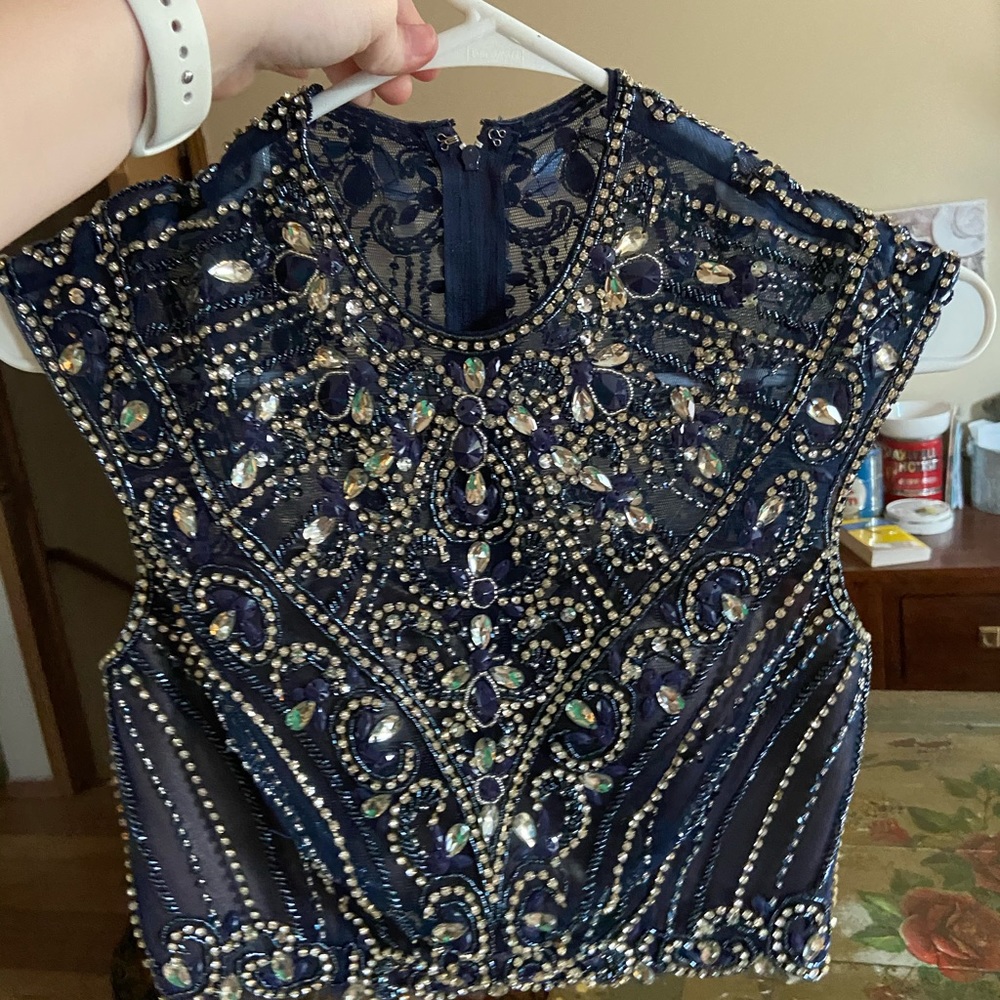 Two piece Morilee homecoming dress 9350